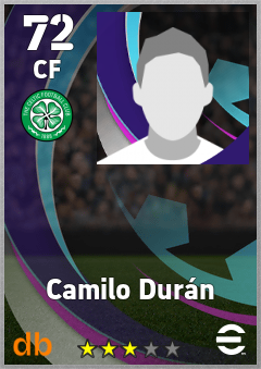 Camilo Durán — CF, OVR 72, MAX 72