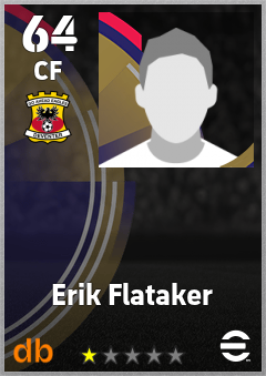 Erik Flataker — CF, OVR 64, MAX 64