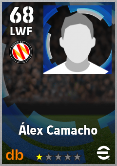Álex Camacho — LWF, OVR 68, MAX 68