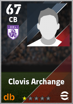 Clovis Archange — CB, OVR 67, MAX 67
