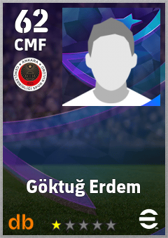 Göktuğ Erdem — CMF, OVR 62, MAX 62