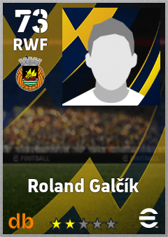 Roland Galčík — RWF, OVR 73, MAX 73