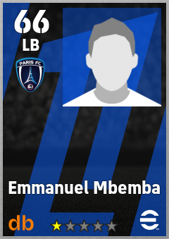 Emmanuel Mbemba — LB, OVR 66, MAX 66
