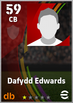 Dafydd Edwards eFootball player card