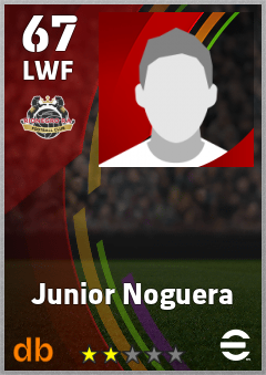 Junior Noguera — LWF, OVR 67, MAX 67
