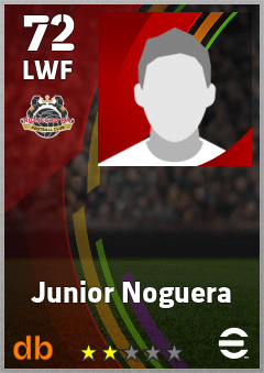 Junior Noguera — LWF, OVR 72, MAX 72