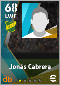 Jonás Cabrera — LWF, OVR 68, MAX 68