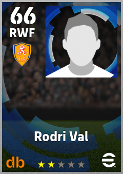 Rodri Val eFootball player card
