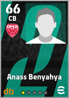 Anass Benyahya — CB, OVR 66, MAX 66