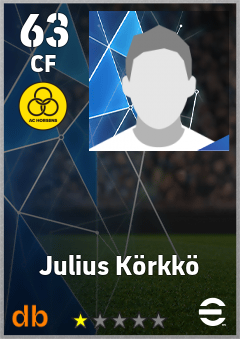 Julius Körkkö eFootball player card