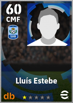 Lluís Estebe — CMF, OVR 60, MAX 60