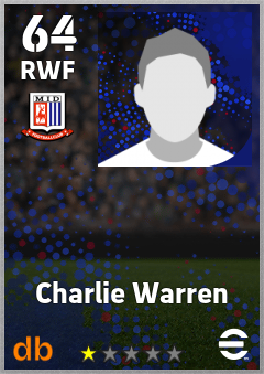 Charlie Warren — RWF, OVR 64, MAX 64