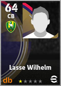 Lasse Wilhelm eFootball player card