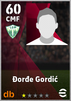 Đorđe Gordić eFootball player card