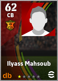 Ilyass Mahsoub — CB, OVR 62, MAX 62