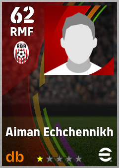 Aiman Echchennikh — RMF, OVR 62, MAX 62