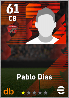 Pablo Dias — CB, OVR 61, MAX 61