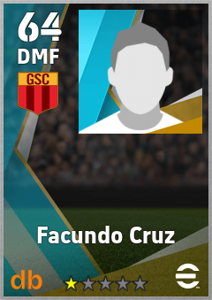 Facundo Cruz — DMF, OVR 64, MAX 64