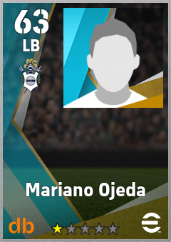 Mariano Ojeda — LB, OVR 63, MAX 63