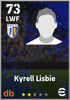Kyrell Lisbie eFootball player card