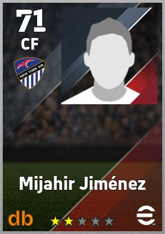 Mijahir Jiménez — CF, OVR 71, MAX 71
