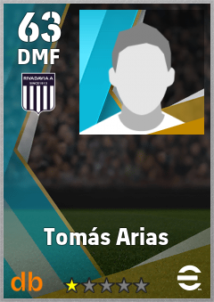 Tomás Arias — DMF, OVR 63, MAX 63