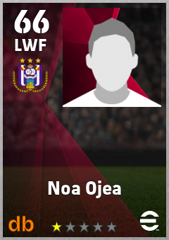 Noa Ojea eFootball player card