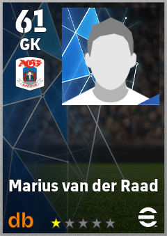 Marius van der Raad — GK, OVR 61, MAX 61