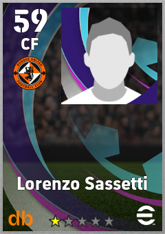 Lorenzo Sassetti — CF, OVR 59, MAX 59