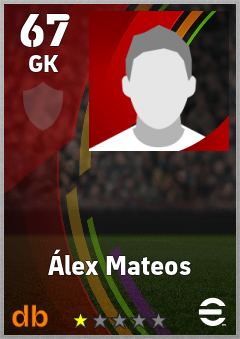 Álex Mateos eFootball player card