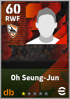 Oh Seung-Jun — RWF, OVR 60, MAX 60