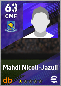 Mahdi Nicoll-Jazuli — CMF, OVR 63, MAX 63