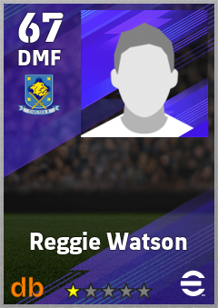 Reggie Watson — DMF, OVR 67, MAX 67