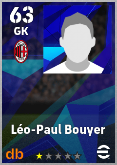 Léo-Paul Bouyer — GK, OVR 63, MAX 63