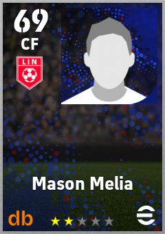 Mason Melia — CF, OVR 69, MAX 69