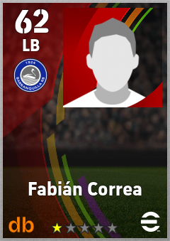 Fabián Correa — LB, OVR 62, MAX 62