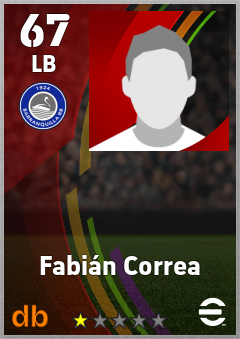 Fabián Correa — LB, OVR 67, MAX 67