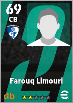 Farouq Limouri — CB, OVR 69, MAX 69