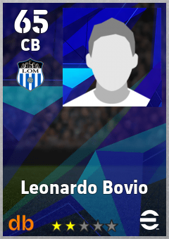 Leonardo Bovio — CB, OVR 65, MAX 65