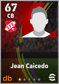 Jean Caicedo — CB, OVR 67, MAX 67