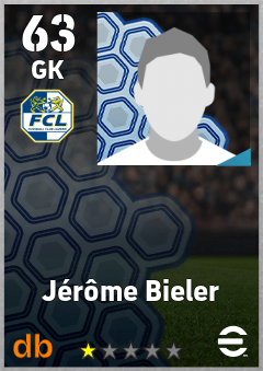 Jérôme Bieler — GK, OVR 63, MAX 63
