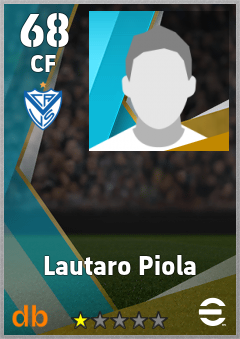 Lautaro Piola — CF, OVR 68, MAX 68