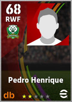 Pedro Henrique — RWF, OVR 68, MAX 68