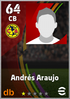Andrés Araujo — CB, OVR 64, MAX 64