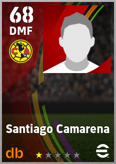 Santiago Camarena — DMF, OVR 68, MAX 68