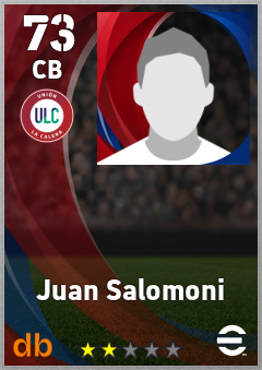 Juan Salomoni — CB, OVR 73, MAX 73