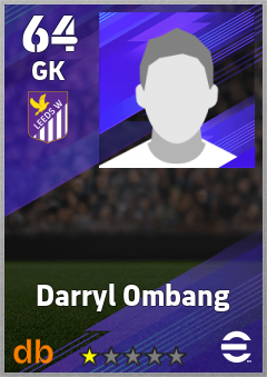 Darryl Ombang — GK, OVR 64, MAX 64