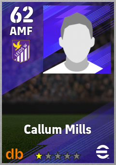 Callum Mills — AMF, OVR 62, MAX 62