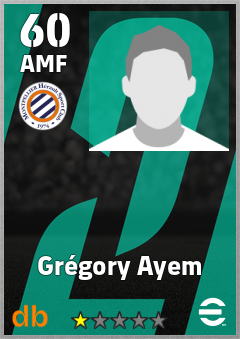 Grégory Ayem — AMF, OVR 60, MAX 60