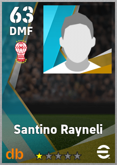 Santino Rayneli — DMF, OVR 63, MAX 63
